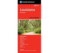 Rand McNally Easy to Read: Louisiana State Map