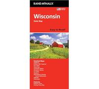 Rand McNally Easy to Read: Wisconsin State Map