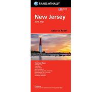 Rand McNally Facile à lire : carte de l'état du New Jersey