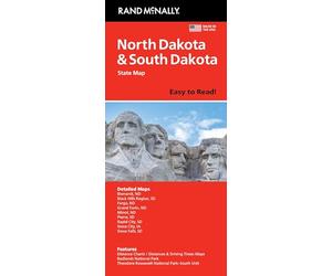 Rand McNally Facile à lire : carte du Dakota du Nord, du Dakota du Sud