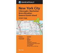 Rand McNally, New York City 5-Boroughs: Manhattan, Bronx/brooklyn, Queens/Staten Island Street Map