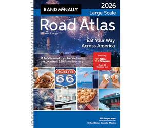 Rand McNally Road Atlas Large Scale 2026: United States, Canada, Mexico