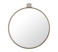 Gubi Miroir mural Randaccio rond Ø60 cm laiton antique