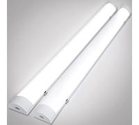 Randaco Lot de 2 Règlette LED 36W Étanche 120CM IP65, Blanc Neutre 4000K, Luminaire LED pour Garage Cave Atelier Salle de Bain Entrepôt