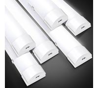 Randaco Lot de 6 Réglettes LED 150CM 48W Étanches IP65, Blanc Neutre 4000K 3600LM, Connectables, Tubes LED pour Garage Cave Bureau Entrepôt