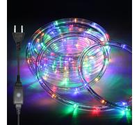 Randaco Tuyau lumineux LED de 30 m, 720 LED extérieurs, IP20 et éclairage LED, contrôleur noir avec fonction mémoire, pour jardin, fête, mariage, Halloween - Multicolore