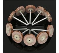 RanDal 10Pcs 20Mm 240 Grit Ponçage Papier Abrasif Jeu De Roues À Rabat Pour Outils Rotatifs