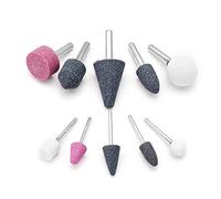 RanDal 10Pcs abrasif monté sur pierre abrasive outil abrasif pour meule de tête de roue pour outil rotatif