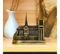 RanDal 3D Bricolage En Métal Puzzle Notre Dame De Paris Construire Modèle Maison Bureau Paysage Décorations Artisanat