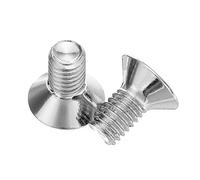 RanDal M3Ash5 10Pcs M3 Hex Fraisé Tête Plate Vis Alliage Acier Titane Plaqué 12,9 Grade - 6Mm