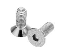 RanDal M3Ash5 10Pcs M3 Hex Fraisé Tête Plate Vis Alliage Acier Titane Plaqué 12,9 Grade - 8Mm