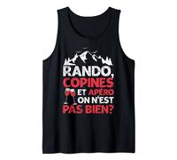 Rando Copines Et Apéro Fête Bière Vin Camping Femme Cadeau Débardeur