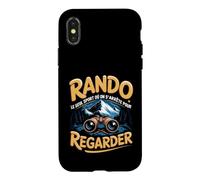 Rando Le Seul Sport Où on S Arrête pour Regarder Coque pour iPhone X/XS