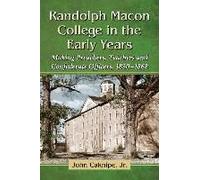 Randolph Macon College In The Early Years