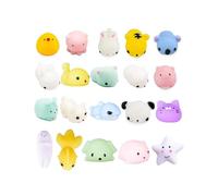 Random 10 Pcs Cute Animal Mochi Squeeze Toys Mini Soft Squeeze Toy Fidget Hand Toy for Kids Gift