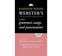 Random House Webster's Pocket Grammar, Usage, and Punctuation: Second Edition