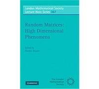 Random Matrices, London Mathematical Society Lecture Note Series Gordon Blower (Auteur)