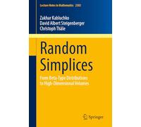 Random Simplices: From Beta-type Distributions to High-dimensional Volumes