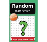 Random Word Search Book: Word Searches with Easy to Read Print about nothing in particular. No theme, just a bunch of words. | 6x9 inches, 110 pages | ... Gift for Vacations, Holidays, and Free Times