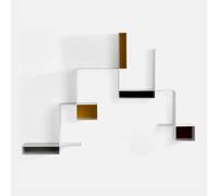 Randomissimo système d'étagère MDF Italia Variant 2 Blanc - F101401 / F101402