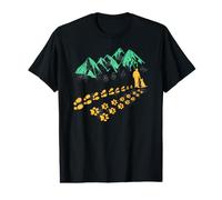 Randonnée avec Mon Chien Sentier Montagne Aventure T-Shirt Graphique avec Valeur