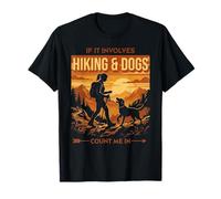 Randonnée Dogs Count Me in Outdoor Adventure Trail T-Shirt