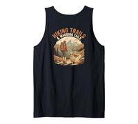 Randonnée et Chiens Qui remuent Les queues adorent Faire de la randonnée en Montagne et au Camping Débardeur