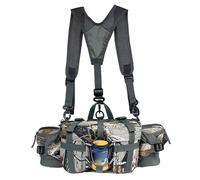 Randonnée Fanny Pack pour Femmes Hommes, Pack de Taille avec Porte-Bouteille d'eau et bandouliers Simples/Doubles