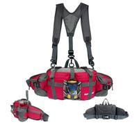 Randonnée Fanny Pack pour Femmes Hommes, Pack de Taille imperméable avec Porte-Bouteille d'eau et Sac à épaule Simple/Double