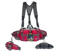 Randonnée Fanny Pack pour Femmes Hommes, Pack de Taille imperméable avec Porte-Bouteille d'eau et Sac à épaule Simple/Double ·