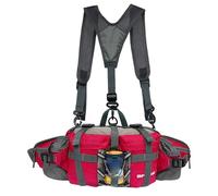 Randonnée Fanny Pack pour Femmes Hommes, Pack de Taille imperméable avec Porte-Bouteille d'eau et Sac à épaule Simple/Double