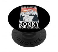 Randonnée - Montagnes Rocheuses PopSockets PopGrip Adhésif