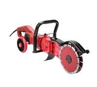 Randonnée Murale, Machine Électrique De Rainurage Rainure Coupeur Béton Mur 6800W 270mm Scie Circulaire Outil Coupe(With 2 saw blades)