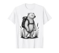 Randonnée Ours Randonnée Polaire Arctique Animal Faune Nature T-Shirt