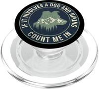 Randonnée pour Chien Count Me in Outdoor Mountain Trekking PopSockets PopGrip pour MagSafe