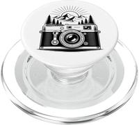 Randonnée Randonneurs Montagnes Photographes Appareil Photo PopSockets PopGrip pour MagSafe