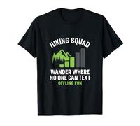 Randonnée Squad Wander Where No One Can Text T-Shirt