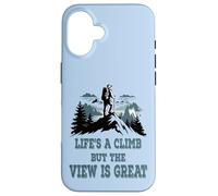 Randonneur et Montagne - Design randonnée d’alpinisme trek Coque pour iPhone 16