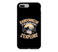 Randonneur Je Ne suis Pas Perdu J Explore Coque pour iPhone 7 Plus/8 Plus
