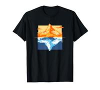 Randonneur Nature Aventure Réflexions Camping Randonnée T-Shirt
