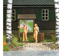 Randonneurs Nus + Accessoires - BUSCH 7947 - HO 1/87