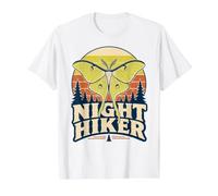 Randonneuse Nocturne Luna Moth Vintage Forest Explorer T-Shirt Graphique avec Valeur, Homme, Blanc, M