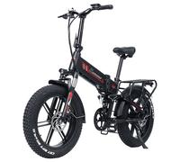 RANDRIDE YX20 Vélo Électrique, Moteur 1000W, Vitesse Max 45km/h, Batterie 48V 17Ah, Autonomie Max 80-90km, Roue 20*4.0'', Charge Max 150kg
