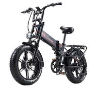 RANDRIDE YX20M-2 Vélo Électrique, Moteur 1000W*2, Batterie 48V 20Ah, Pneus 20*4.0 pouces, Vitesse Max 45km/h, Autonomie 60km, Frein Hydraulique, Suspension Double Amortissement, Shimano 7 Vitesses, Éc