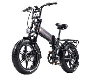 RANDRIDE YX20M-2 Vélo Électrique, Moteur 1000W*2, Batterie 48V 20Ah, Pneus 20*4.0 pouces, Vitesse Max 45km/h, Autonomie 60km, Frein Hydraulique, Suspension Double Amortissement, Shimano 7 Vitesses, Éc