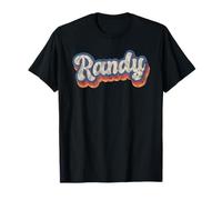 Randy Chemise personnalisée avec nom des années 70 T-Shirt