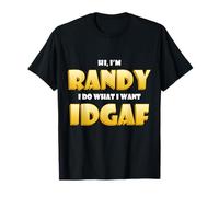 Randy Costume IDGAF Funny Meme Halloween Costume for Randys T-Shirt