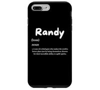 Randy Definition Personalized Name Custom Costume for Randy Coque pour iPhone 7 Plus/8 Plus