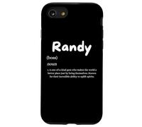 Randy Definition Personalized Name Custom Costume for Randy Coque pour iPhone SE (2020) / 7/8