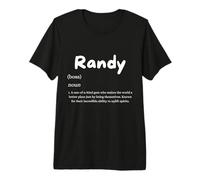 Randy Definition Personalized Name Custom Costume for Randys T-Shirt Haut de Gamme